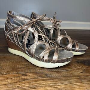 OTBT Bronze Strappy Sandals